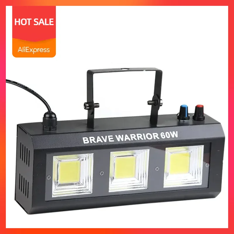 

Светодиодная вспышка 60 Вт, стробоскоп, дискотека, шоу, проектор, сценический эффект, освещение, светодиодный эффект, свет для клуба, диджея, шоу на сцене