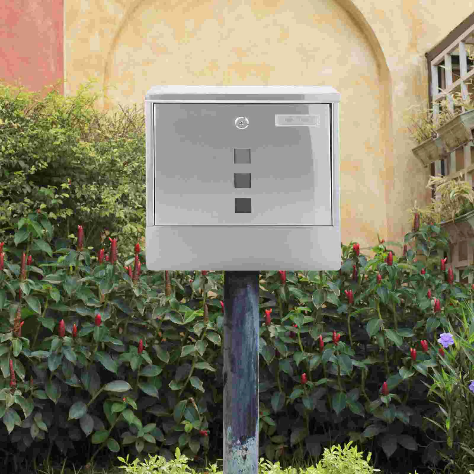 Офисный декор газетная коробка из нержавеющей стали внешние почтовые ящики