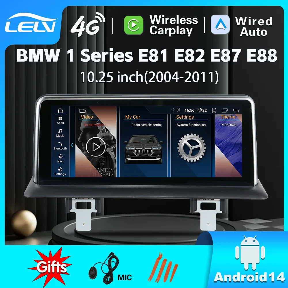 Автомобильный мультимедийный плеер на Android 14 10 25 дюйма с GPS Навигатором радио DSP