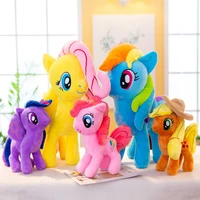 20cm my little pony plushtoys peluches kawaii equestria girls for birthday present gift cartooon horse toys unicorn