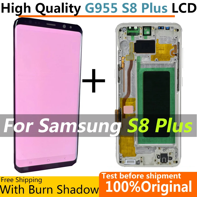 

Оригинальный сенсорный ЖК-экран с дигитайзером в сборе для SAMSUNG Galaxy S8 Plus SM-G9550 G955FD дисплей S8 + G955 G955F