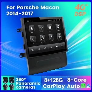 Amplifier ST7851 Radio 7708 Android 10 Car Radio AII-in-one For Porsche Macan 2014-2016 GPS Multimedia Auto Wireless Carplay DSP