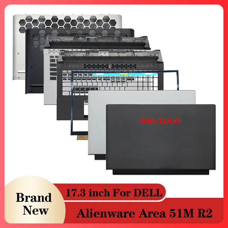 

Новинка, чехол для ноутбука, задняя крышка ЖК-дисплея/Передняя панель/Упор для рук/Нижняя крышка для DELL Alienware Area 51M R2, чехол для компьютера