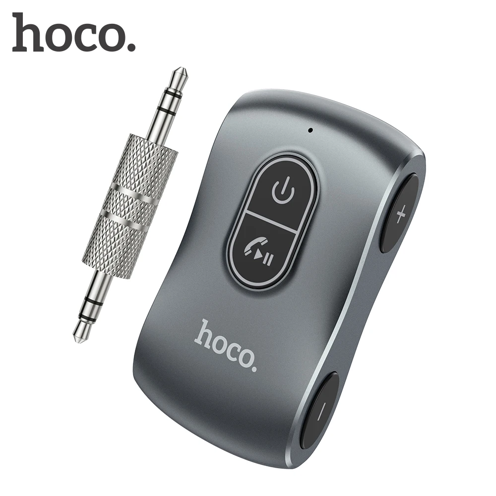 

HOCO Bluetooth Receiver 3.5mm AUX Jack Audio Wireless Bluetooth Adapter for Car PC Headphones/Speakers Bluetooth 5.0 Receptor