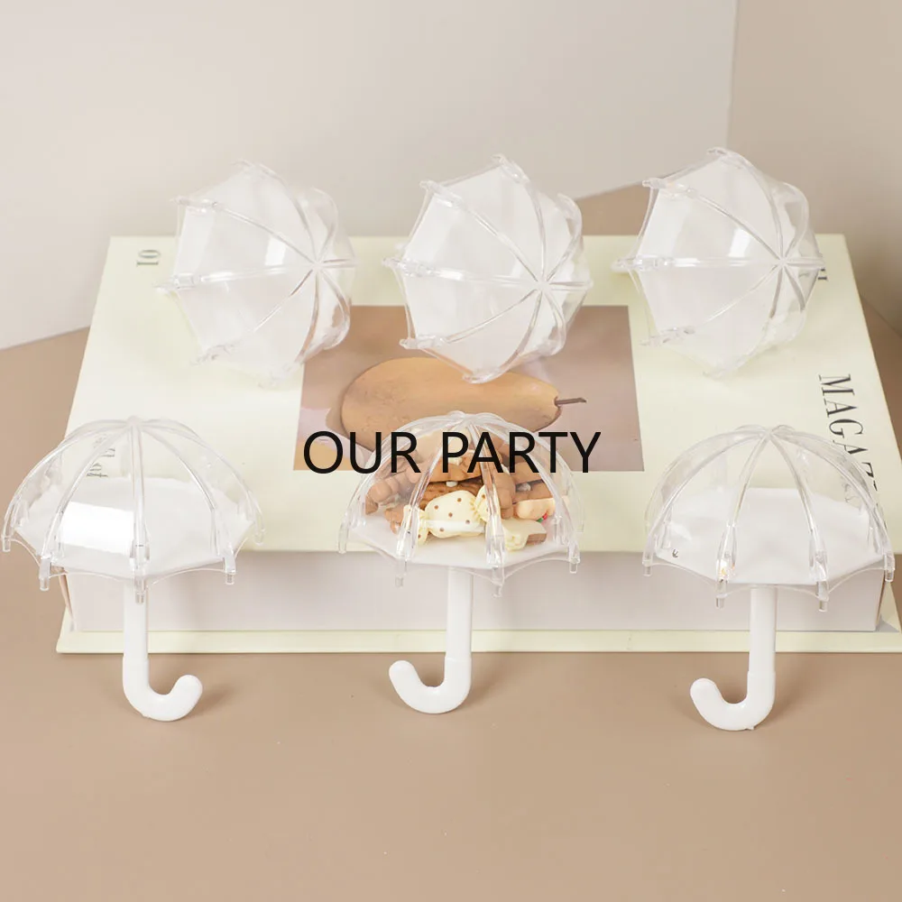 

Мини-зонтики для конфет, пластик, 6/12 шт.