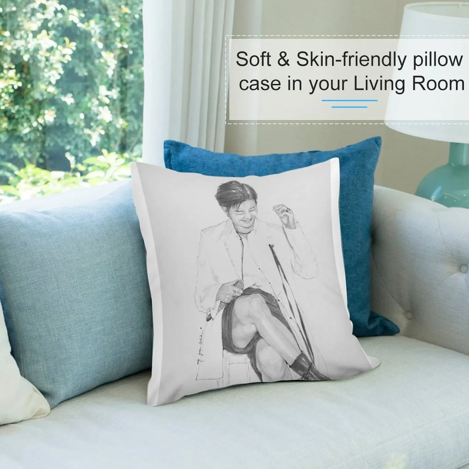 Чехол для подушки Kim Namjoon (RM) at MCountdown