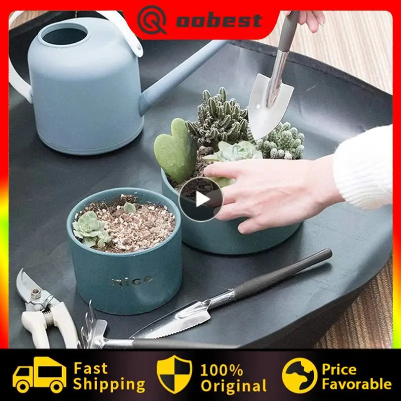 

Planting Mat 100*100cm Gardening Potting Pad Foldable Garden Plant Flower Pot Transplanting Waterproof Mats Square