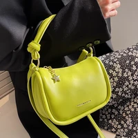 2022 new net red metal pendant versatile handbag high quality ladies candy color messenger bag fashion trendy small square bag