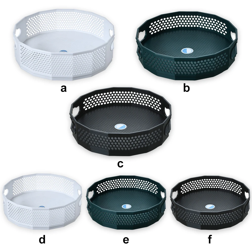 

Spice Turntable Condiments Containers Rotating Serving Tray Basket Cupboard Cabinet Countertop Organizer White Small