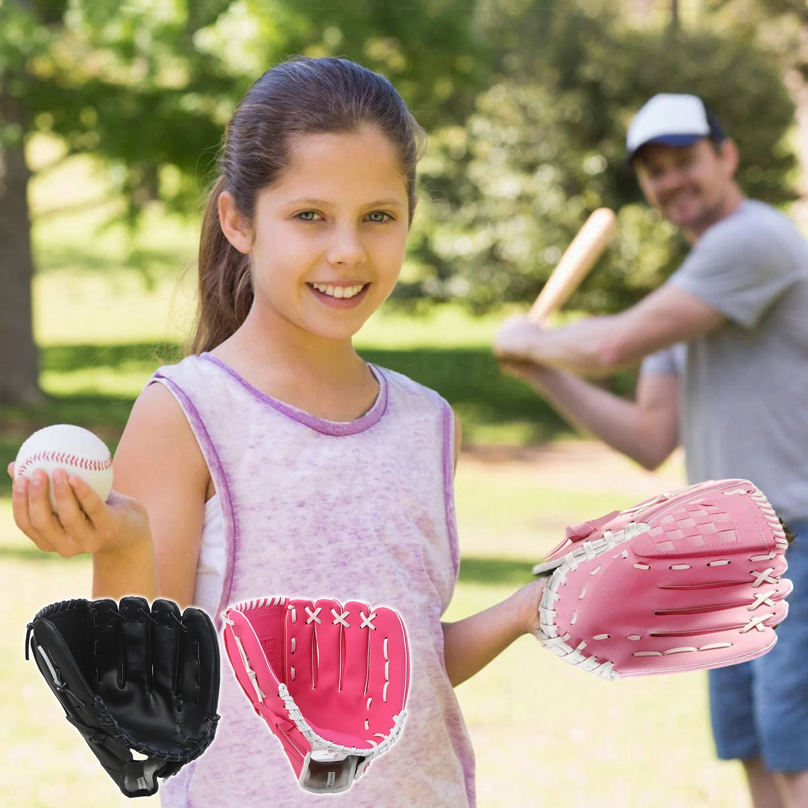 

Youth Baseball Glove Sports Softball Glove Infielder Baseball Fielding Glove For Teens Softball Glove Baseball Mitts For Kids