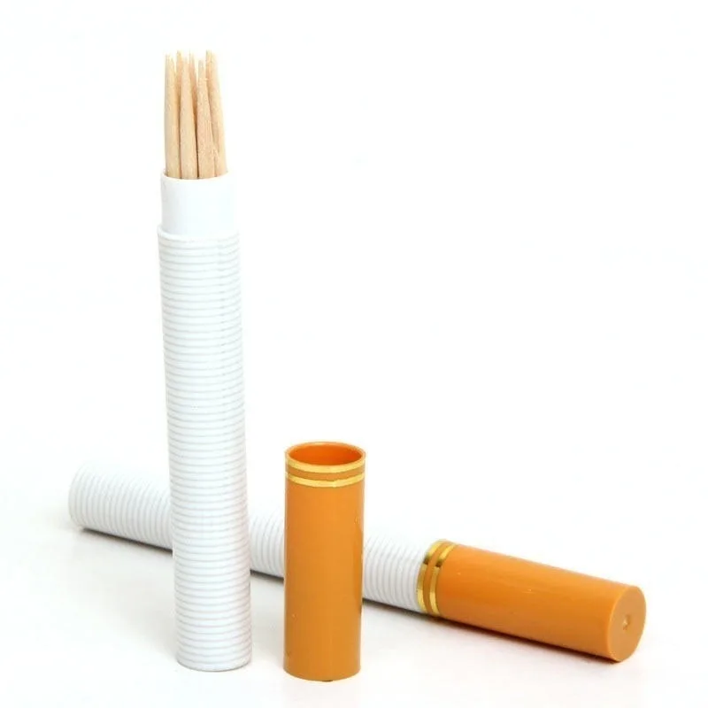 

1pcs Cigarette Designed Stash Diversion Safe Pill Hidden Holder Container creative toothpick holder