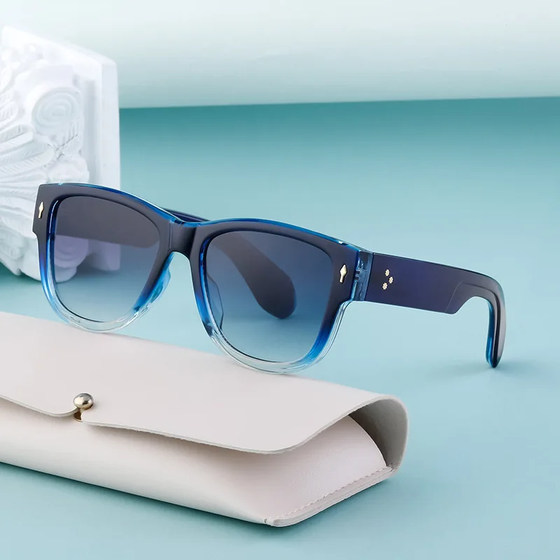 Por 2024 женские линзы из смолы мужские овальные очки для взрослых солнцезащитные