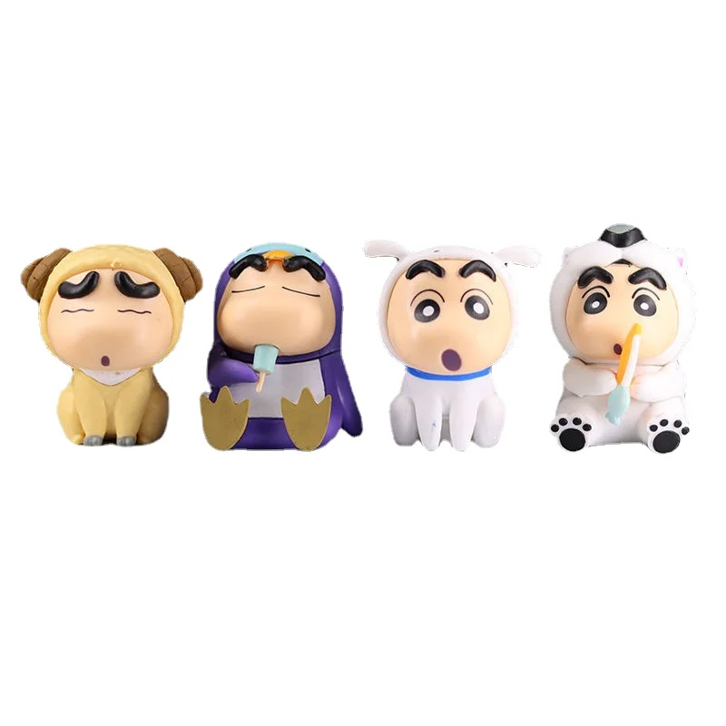 

Crayon Shinchan Cartoon Creative Super Cute Animal Series Trendy Play Hand-made Office Boys Car Decoration Students School Gifts