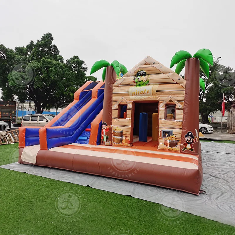 Надувной тропический Тропический Замок для детей