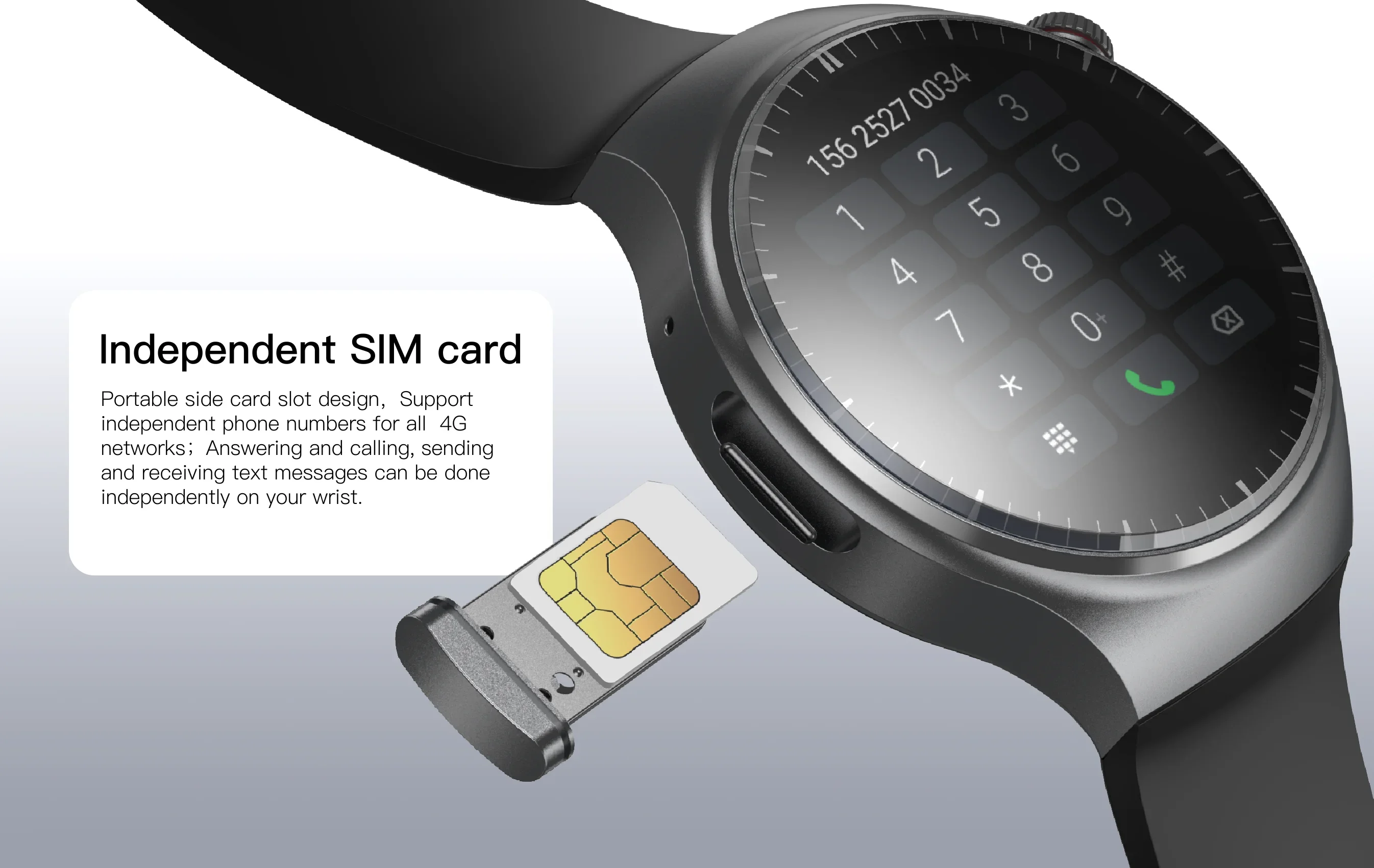 Фото #   Заводская цена 2024 Новый ДЛЯ Dm80 1,43-дюймовый GPS Smartwatch Спортивные умные часы 4G 3G 2G Вызов GPS 4G 3G 2G Силиконовый ремешок для часов №5