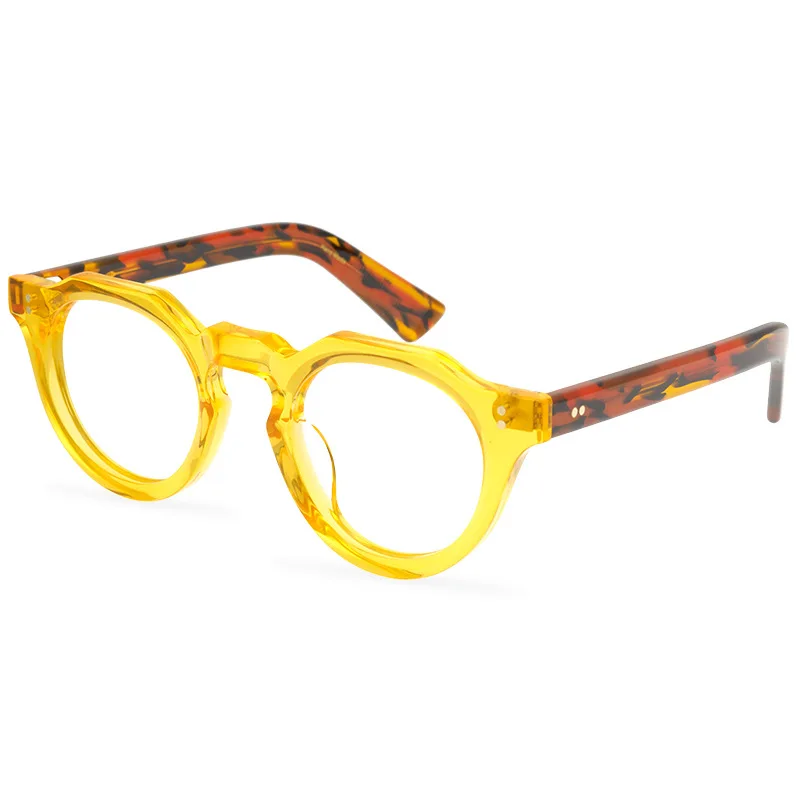 

Zerosun Vintage Eyeglasses Frames Male Myopia Glasses Men Women Oval Anti Blue Light Reflection Prescription Spectacles