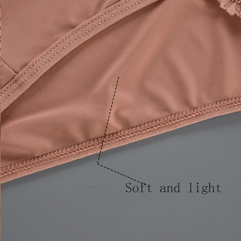 3PCS Sexy Fashion Women's Underwear Solid Color Breathable Panties Seamless Soft Lingerie Stretchy Cute Girls Underpants