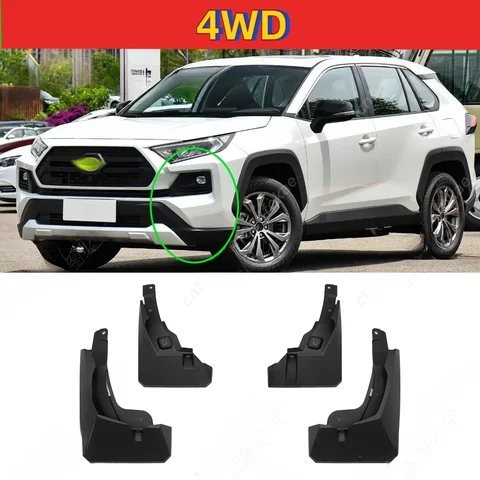 Для Toyota RAV4 2019 2020 2021 2022 2023 2024, брызговики на крыло, брызговики, брызговики, автомобильные аксессуары