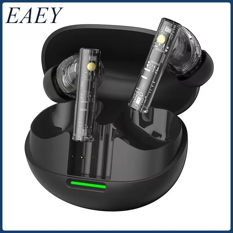 Фото EAEY новые переносные наушники Carol Pro TWS Bluetooth 5,4 с 6 микрофонами и активным шумоподавлением, настоящие беспроводные водонепроницаемые наушники-вкладыши №1