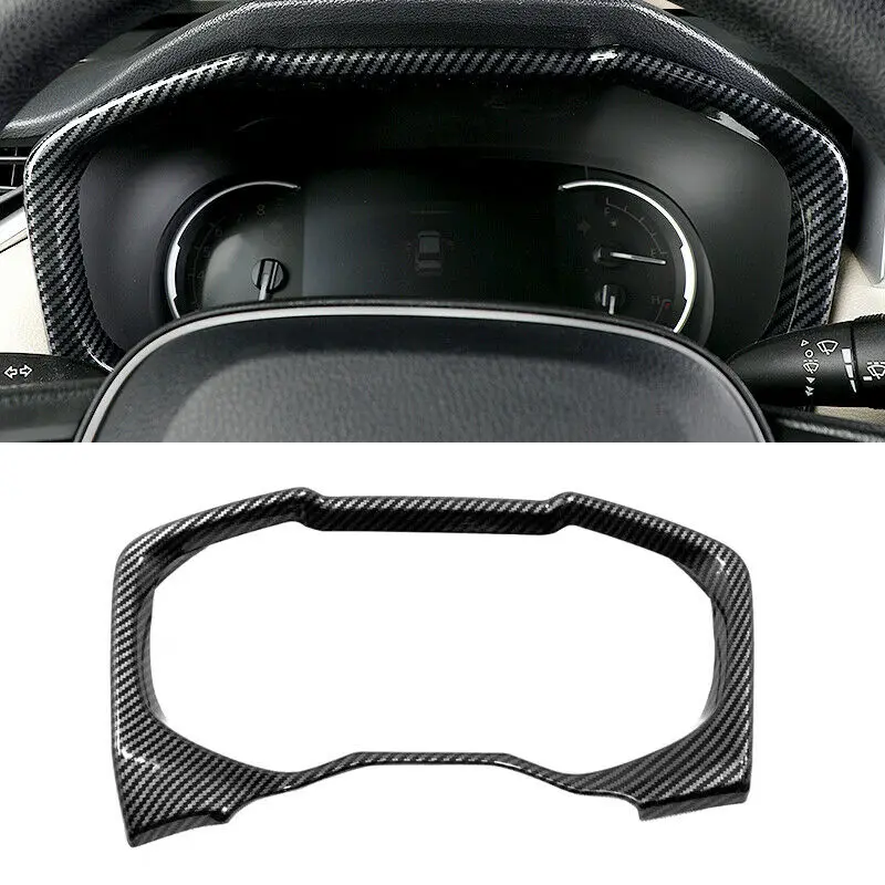 

Carbon Fiber Look Console Dashboard Panel Frame Cover For Toyota RAV4 2019-2022