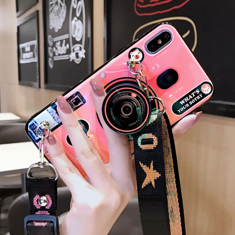 

Camera Holder Lanyard Case For Huawei Nova 5t 7i P Smart 2021 Pro Y9 Y5 Y7 Y6 2019 P30 P20 P40 Lite E Pro Case Shockproof Coque