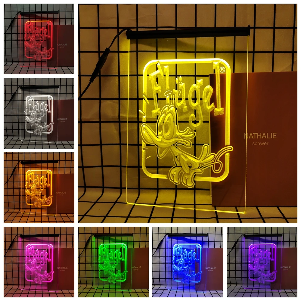 Винтажный стиль Flugleliquor Неоновая вывеска для домашнего декора с винтажными