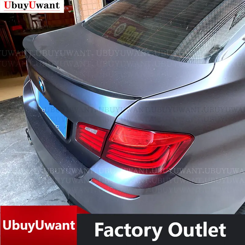 

For 2010-2017 BMW 5 Series M5 520i 528i 525i F10 F18 P STYLE ABS Plastic Painted Color Rear Luggage Compartment Spoiler Car Wing