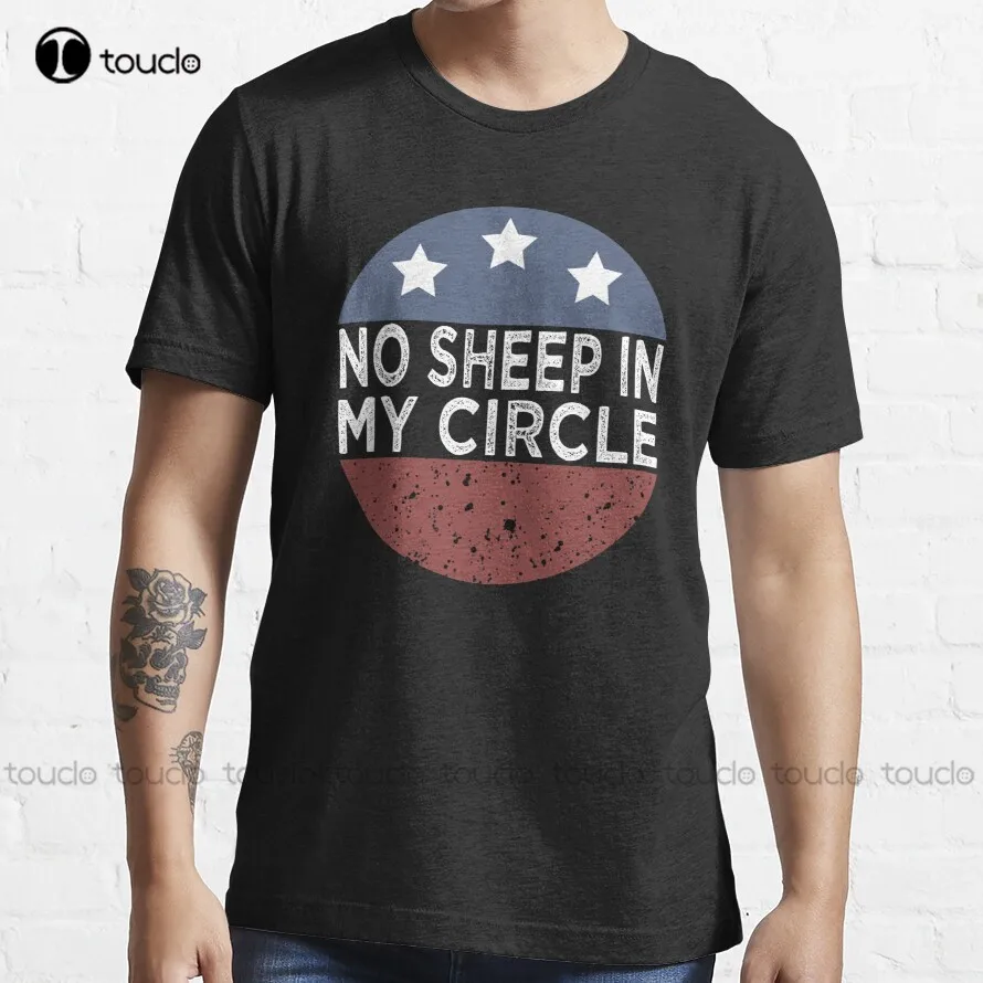 

Футболка с надписью «No Sheep в моем круге»