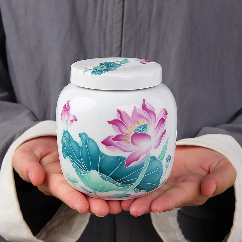 

Креативный керамический чайник, чайная коробка, герметичный кофейный порошок, чайный чайник, коробка для хранения специй, портативный доро...