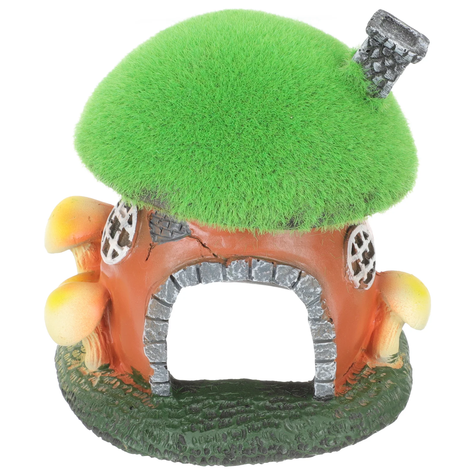 

Mushroom House Crafthideout Decor Tank Aquarium Decoration Underwater Resin Adornment Home Ornament Shrimp Hiding Place Adorable