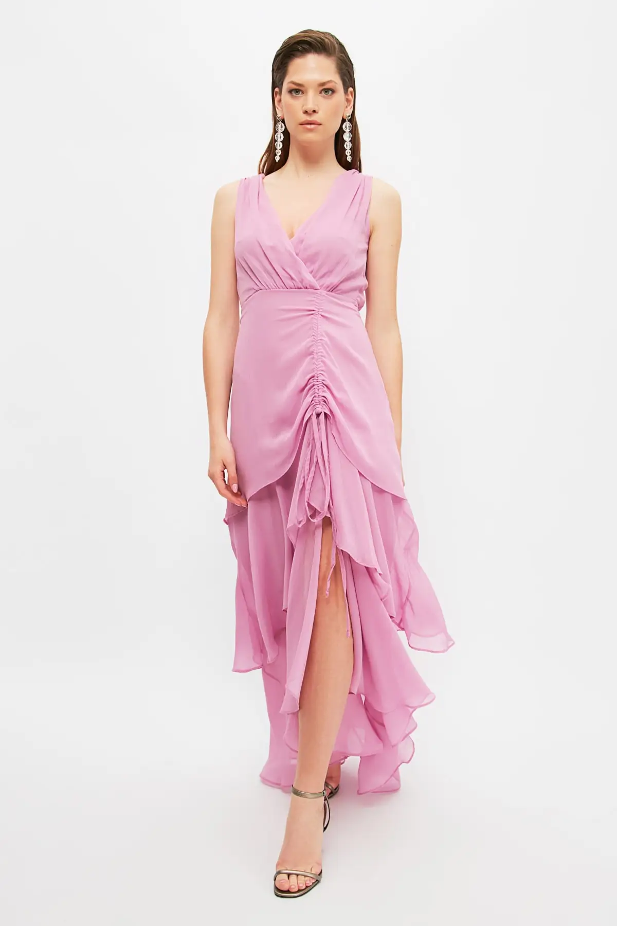 

Trendyol Shir Detailed Evening & Prom Gown TPRSS21AE0031