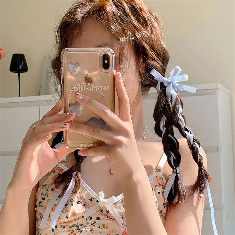 Заколки для волос с бантом 2 шт