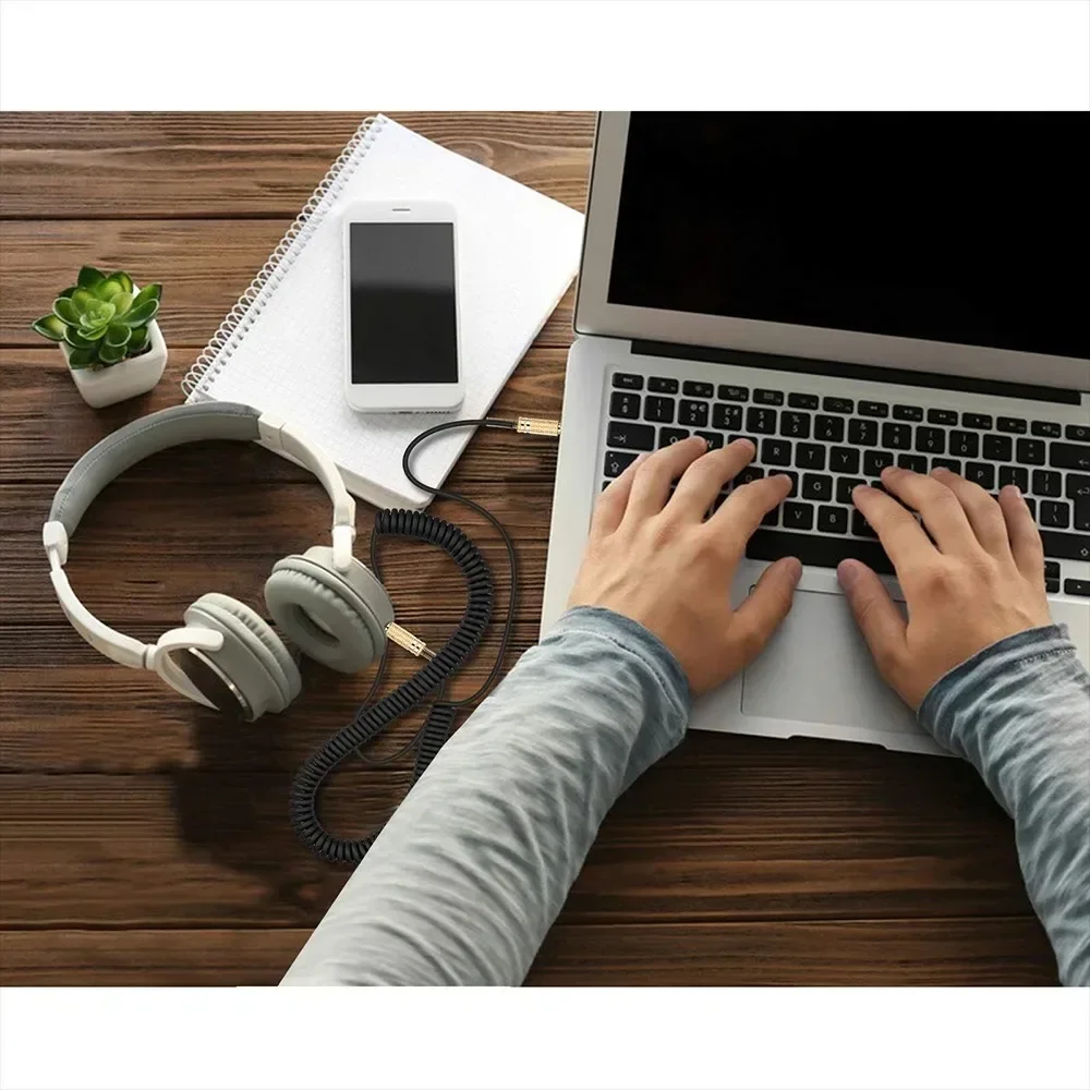 Сменный OFC пружинный спиральный удлинитель Aux 3 5 мм для Sony ICF-CS10iP RDP-M15iP RDP-M5iP RDP-V20iP