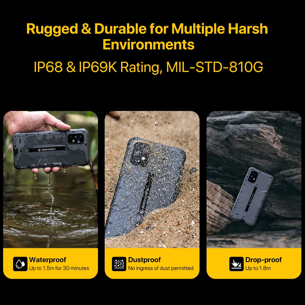 umidigi bison x10 pro nfc global 128gb smartphone 6 53 hd display helio p60 20mp triple camera 6150mah free global shipping