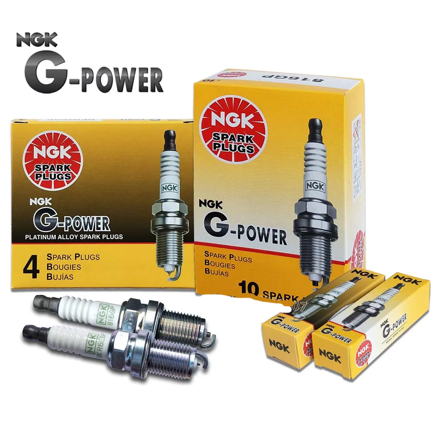 

4 PCS Economy Spark Plug 815GP/816GP/826GP/835GP/836GP 847GP/855GP/856GP Nickel Alloy