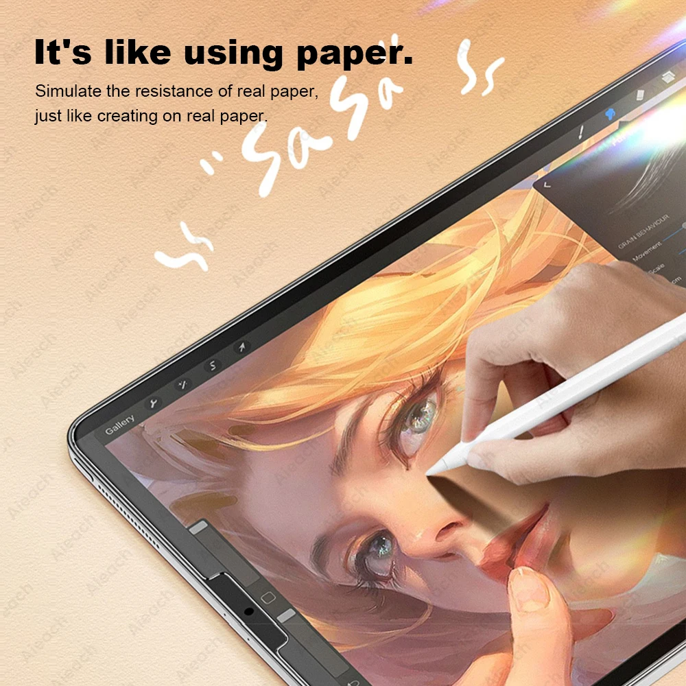 Фото 3 шт бумага как Защита экрана для iPad Pro 11 Air 4 5 10,9 10th 9th 8th 7th 6th 5th mini 6 Съемная Магнитная притяжение пленка №3
