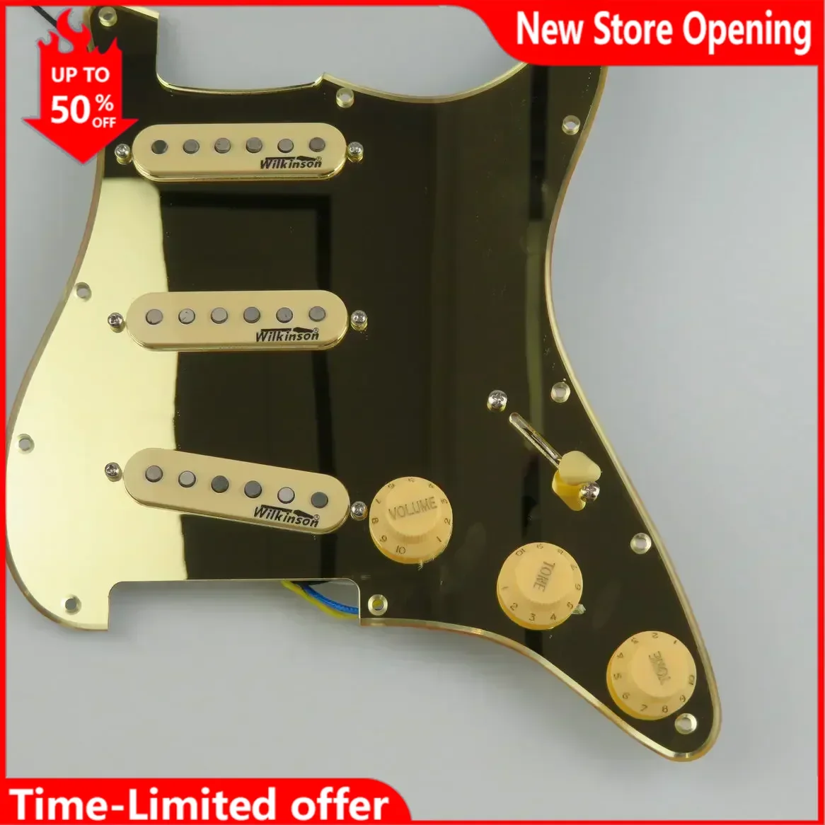Предварительно загруженный ST Pickguard с SSS Alnico 5 набор пикапов одной катушкой