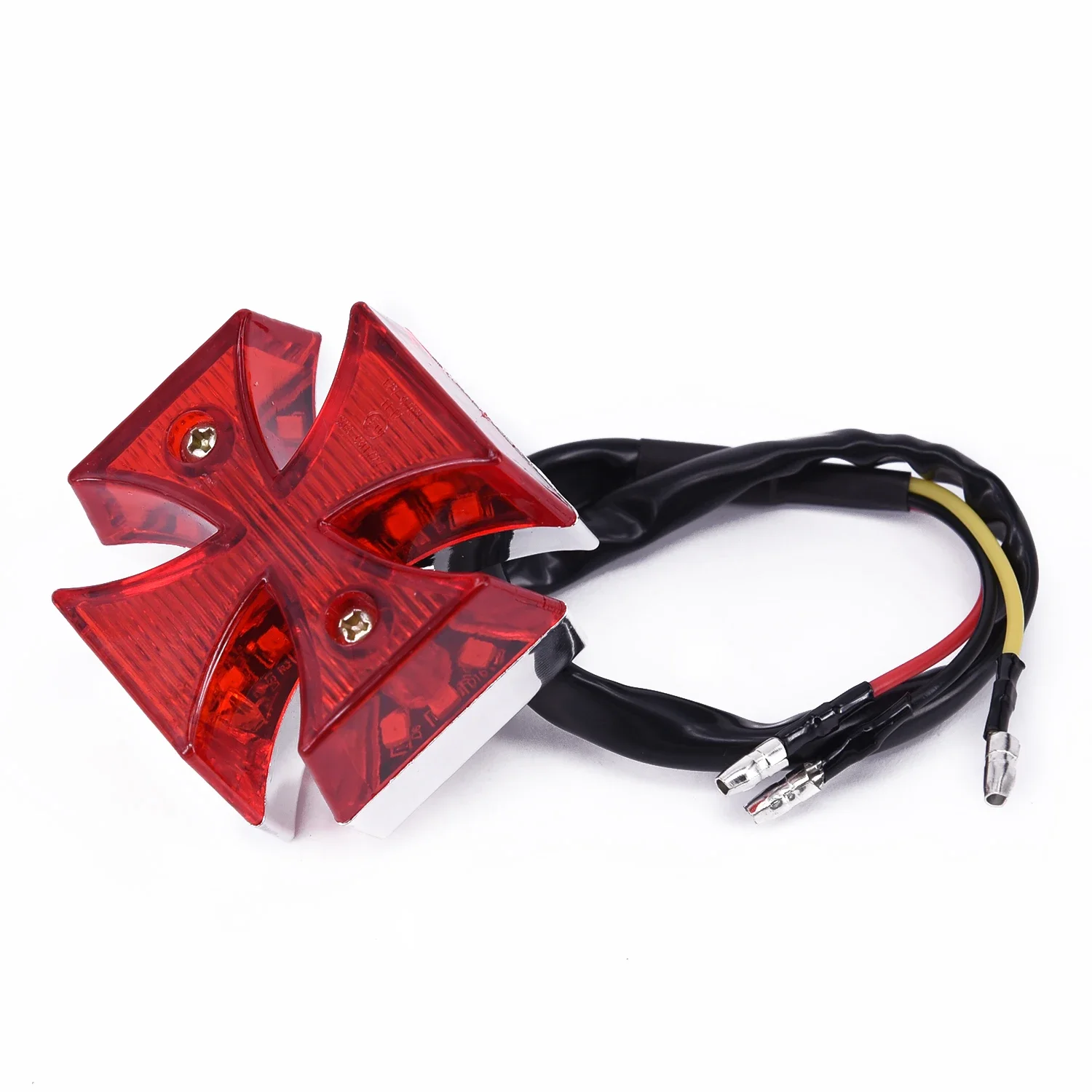 Задняя Лицензия для мотоцикла задний тормоз отличительный Quads хромированные