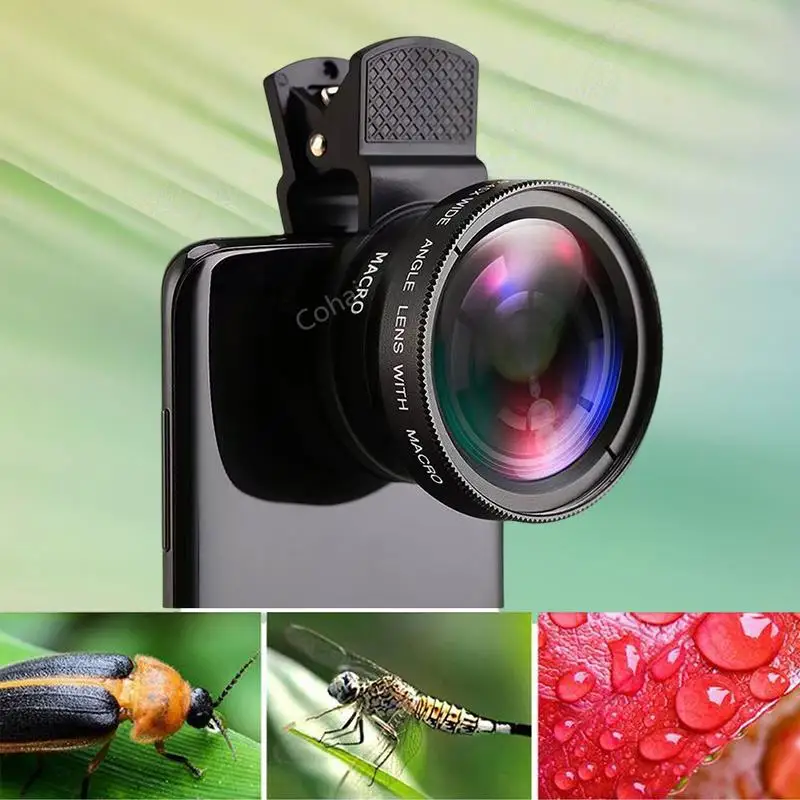 

Capture Every Detail with Our Mobile Phone Lens - 0.45x Super Wide Angle and 12.5x Macro for Stunning Shots