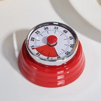 time visualization metal round timer digital dial timer with magnetite kitchen cooking baking reminder gadget timer daily supply