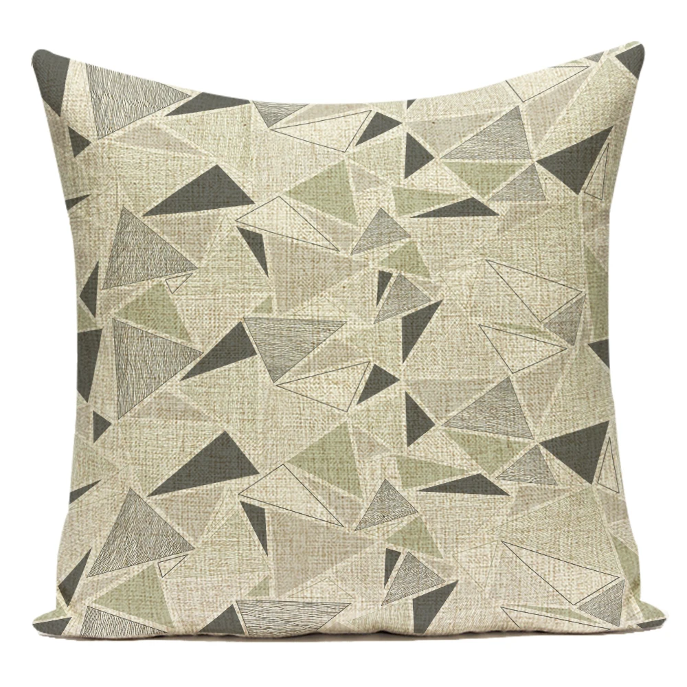 

Cushion Cover 45x45cm Nordic Gift Velvet Geometric Simple Modern Home Decoration 2023 Sofa Office Anti-Dirty Living Room E2303