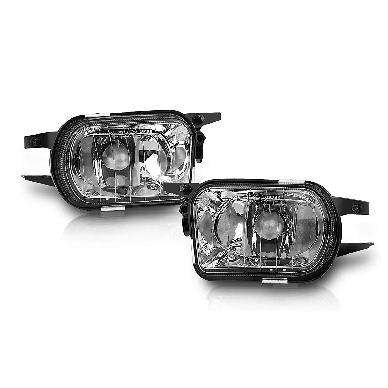

Car Front Bumper Fog Lights Lamp Shell Without Bulb for Benz C-Class W203 C200 C240 2002-2007 2158200556 2158200656