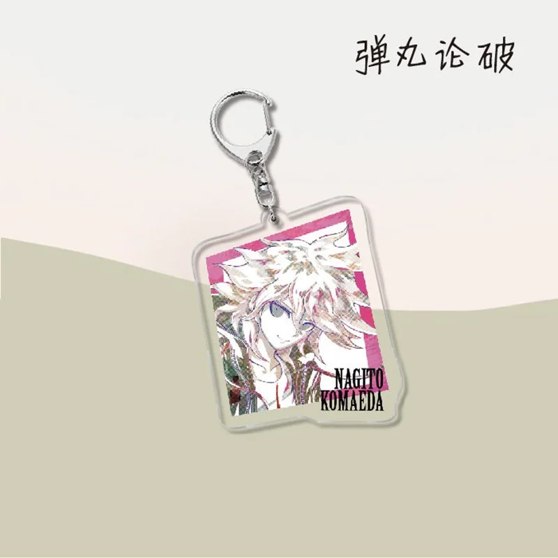 Danganronpa аниме фигурка Nagito Komaeda Shuichi Saihara акриловые брелки персонаж Chiaki Nanami кулон