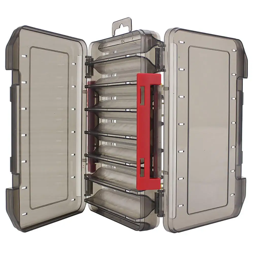 

14 Compartments Fishing Tackle Box Waterproof Double Sided Bait Hook Storage Case Container Fishing Accessories