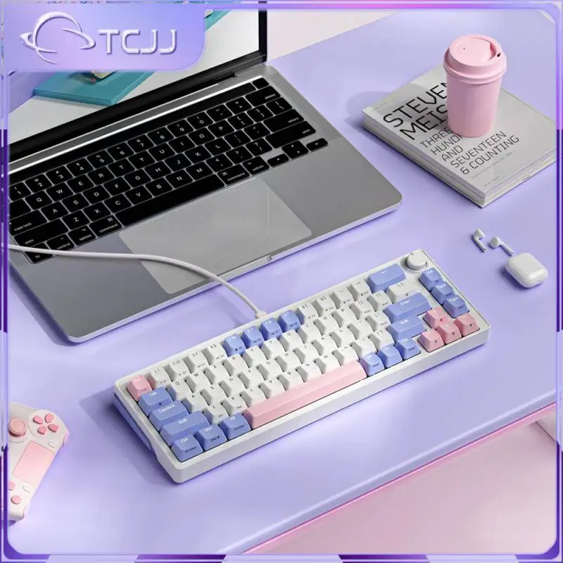 

Встроенная bluetooth-совместимая клавиатура, многофункциональная беспроводная клавиатура с рукояткой, полноцветная Rgb-клавиатура с эффектом Rgb, 68 клавиш