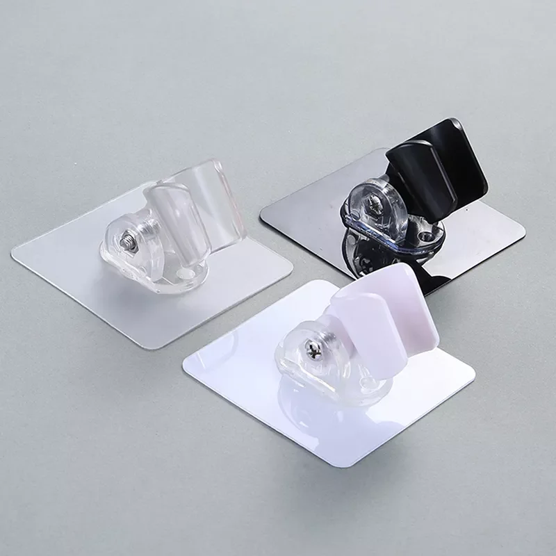 

Useful Adjustable Polished Self-adhesive Handheld Suction Up Drill-free Shower Head Holder Showerhead Rack Punch-free Adjustable