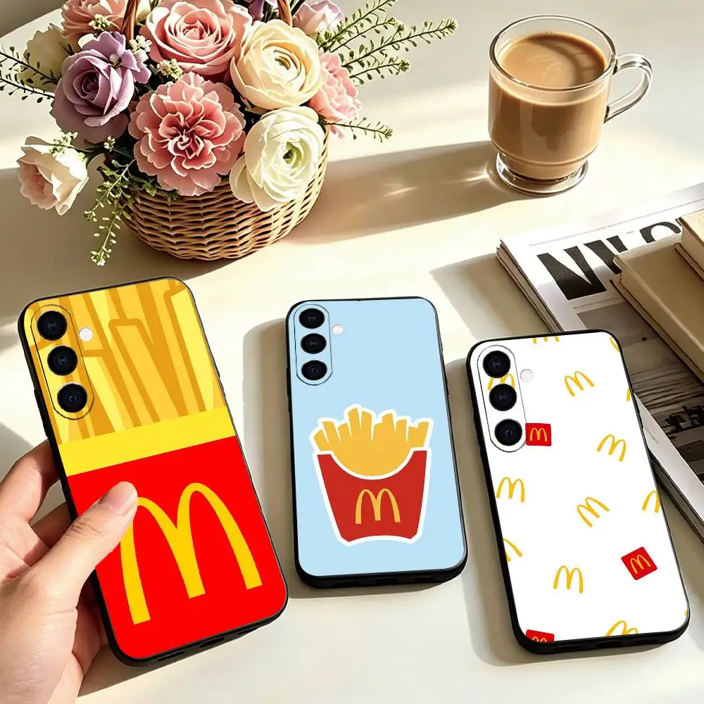 Фото Чехол для телефона C-Cool B-Brand McDonaldsES для Samsung Galaxy A73, A72, A71, A70, A53, A52, A51 и других моделей, мягкий черный чехол, подарок. №1