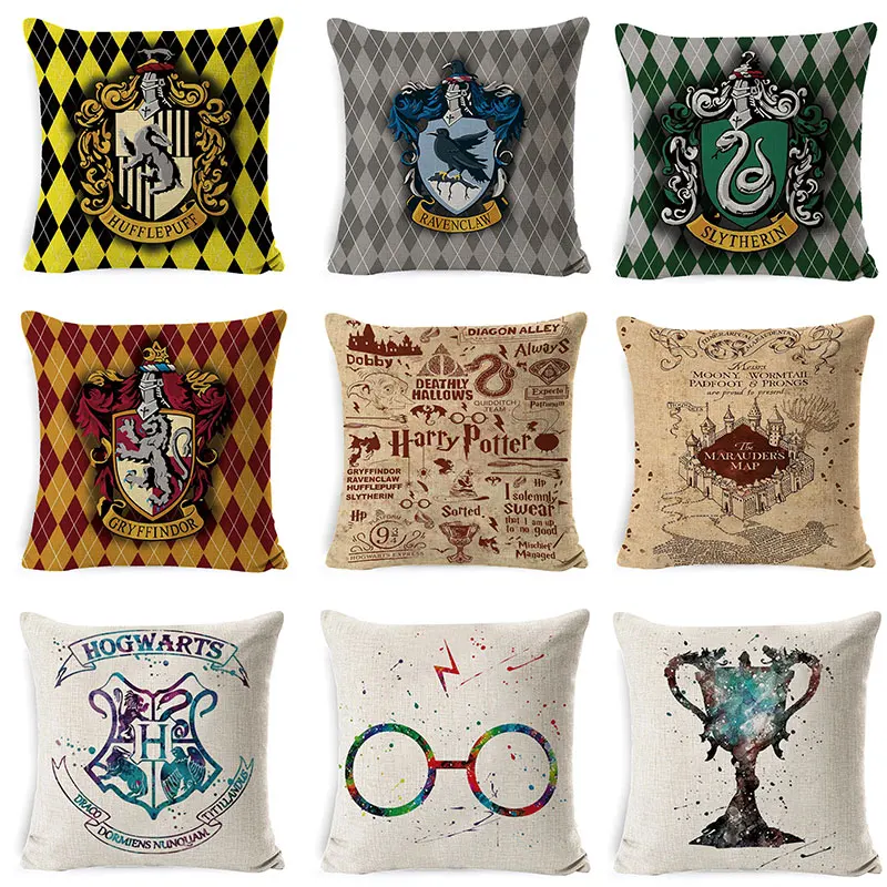 Goblet Of Fire Linen Pillow Case Hot Selling Sofa Cushion Cover Home Decor