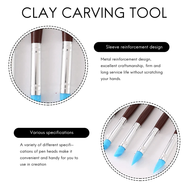 24 шт. шариковый стилус набор для моделирования глиняной керамики инструменты