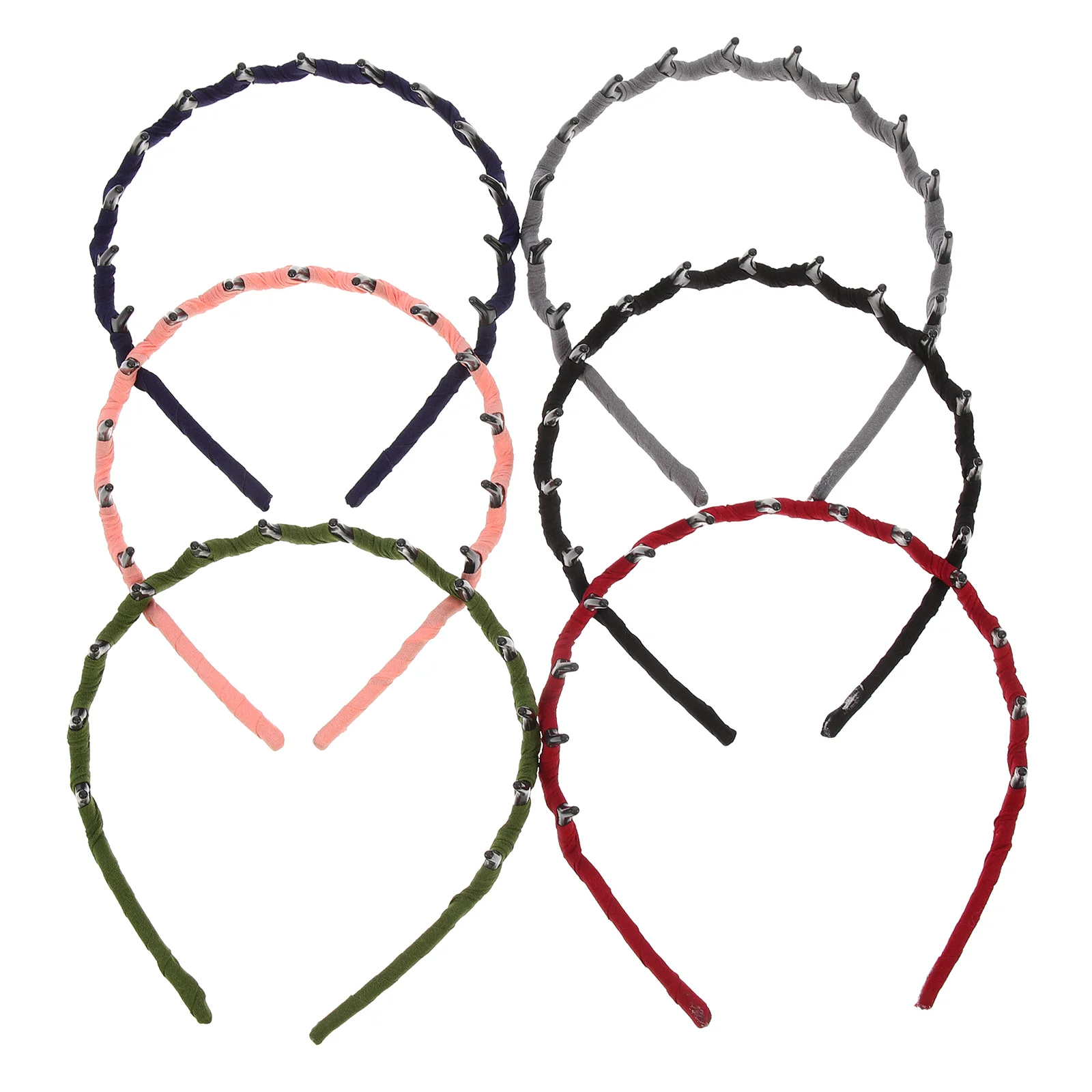 

Hair Comb Headband Headbands Bandswavy Teeth Hoophairband Wave Clasp Head Elastic Plain Hairbands Tiara Band Squiggly